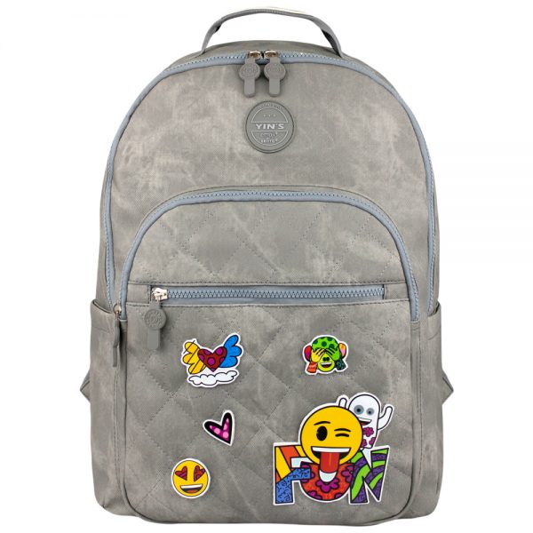 Mochila Escolar emoji® by BRITTO® YS29181 - Yin's Brasil