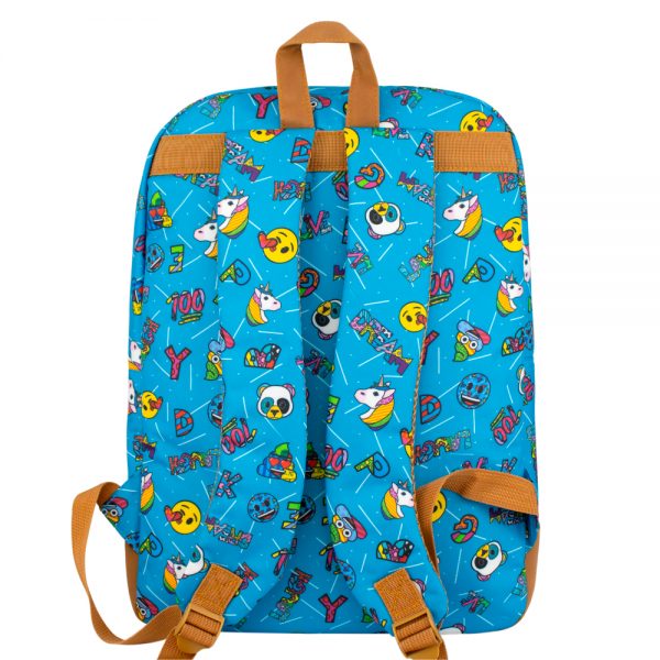 YY♡ Mochila Escolar emoji® by BRITTO® YS29182 - Yin's Brasil