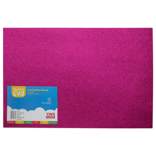 YP7042_FOLHA DE EVA COM GLITTER ROSA